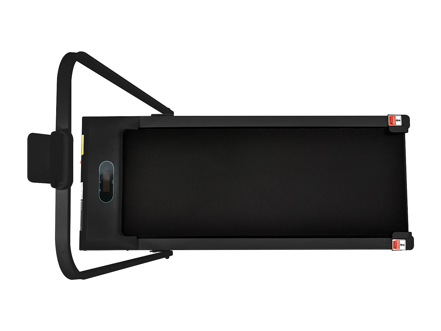 Tapis de Course 119.5x54x105 cm avec LED d'une télécommande et d'un haut-parleur Bluetooth noir pour salon et le bureau