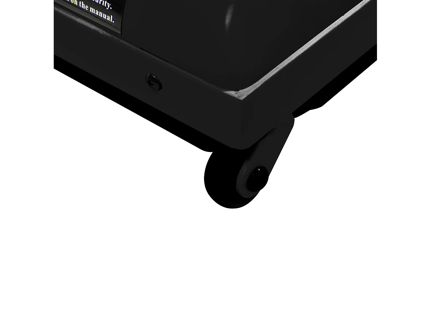 Loopband 119,5x54x105 cm met LED, afstandsbediening en Bluetooth-luidspreker, zwart, voor woonkamer en kantoor