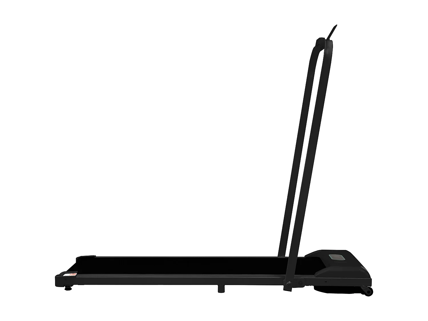 Loopband 119,5x54x105 cm met LED, afstandsbediening en Bluetooth-luidspreker, zwart, voor woonkamer en kantoor