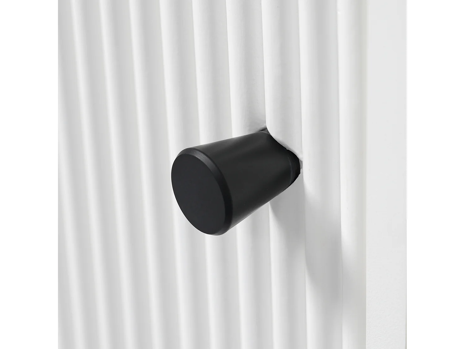 Coiffeuse 100x40x116 cm, miroir LED dimmable 3 températures, 1 tiroir compartimenté, armoire 3 niveaux, panneau de particules blanc