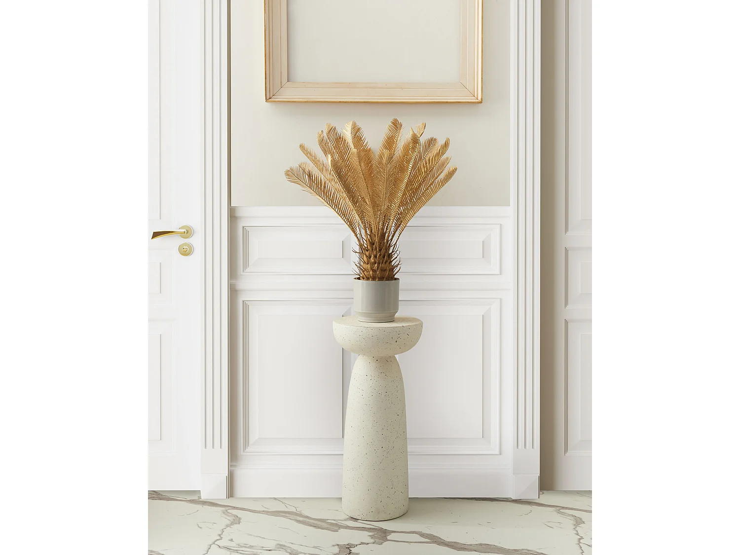 Plante artificielle ARECA PALM TREE 70 cm Doré