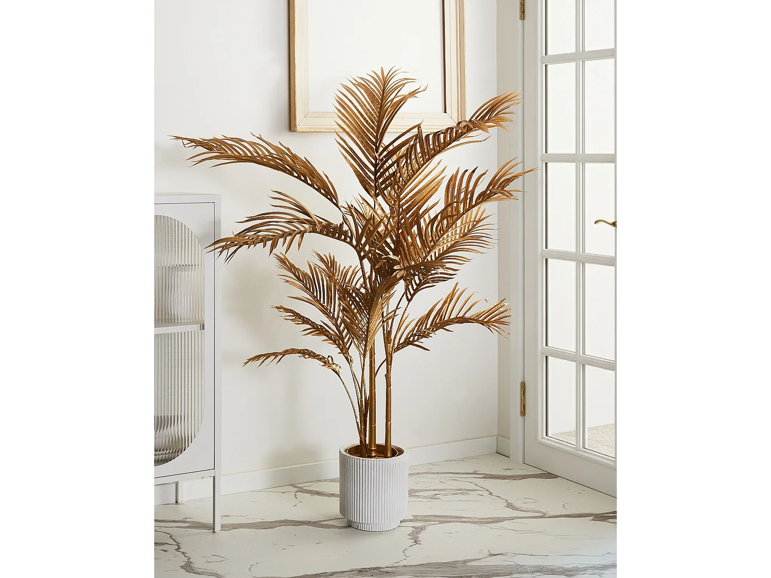 Plante artificielle ARECA PALM 160 cm Doré