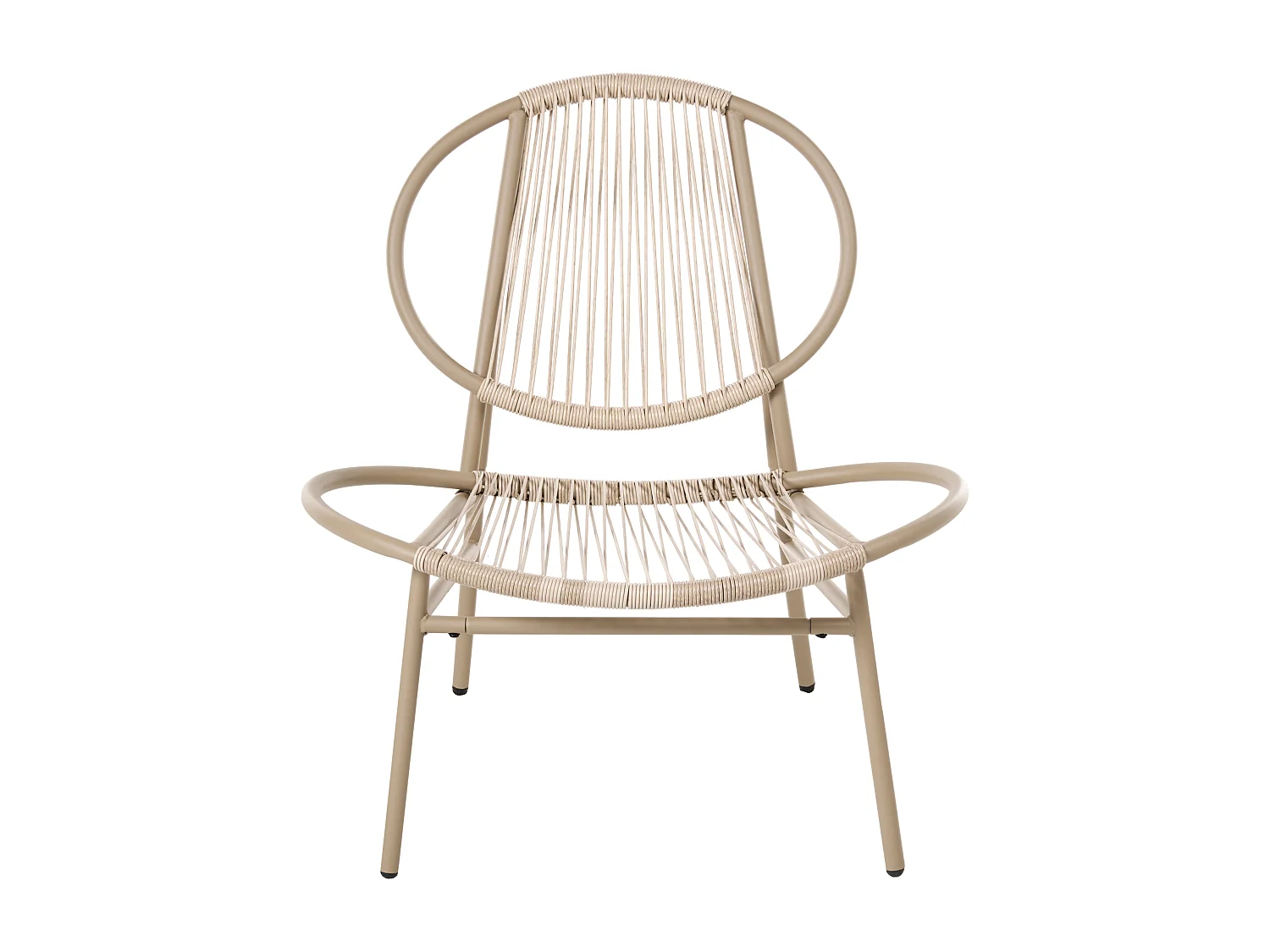 Chaise de jardin OVARO Beige