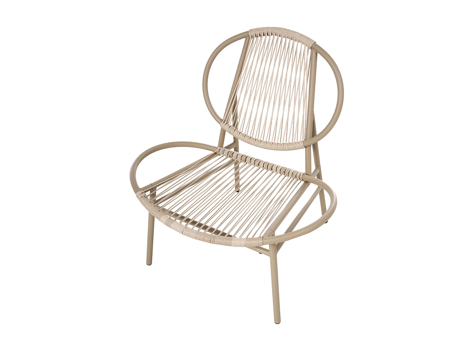 Chaise de jardin OVARO Beige