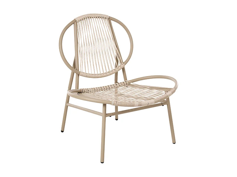 Chaise de jardin OVARO Beige