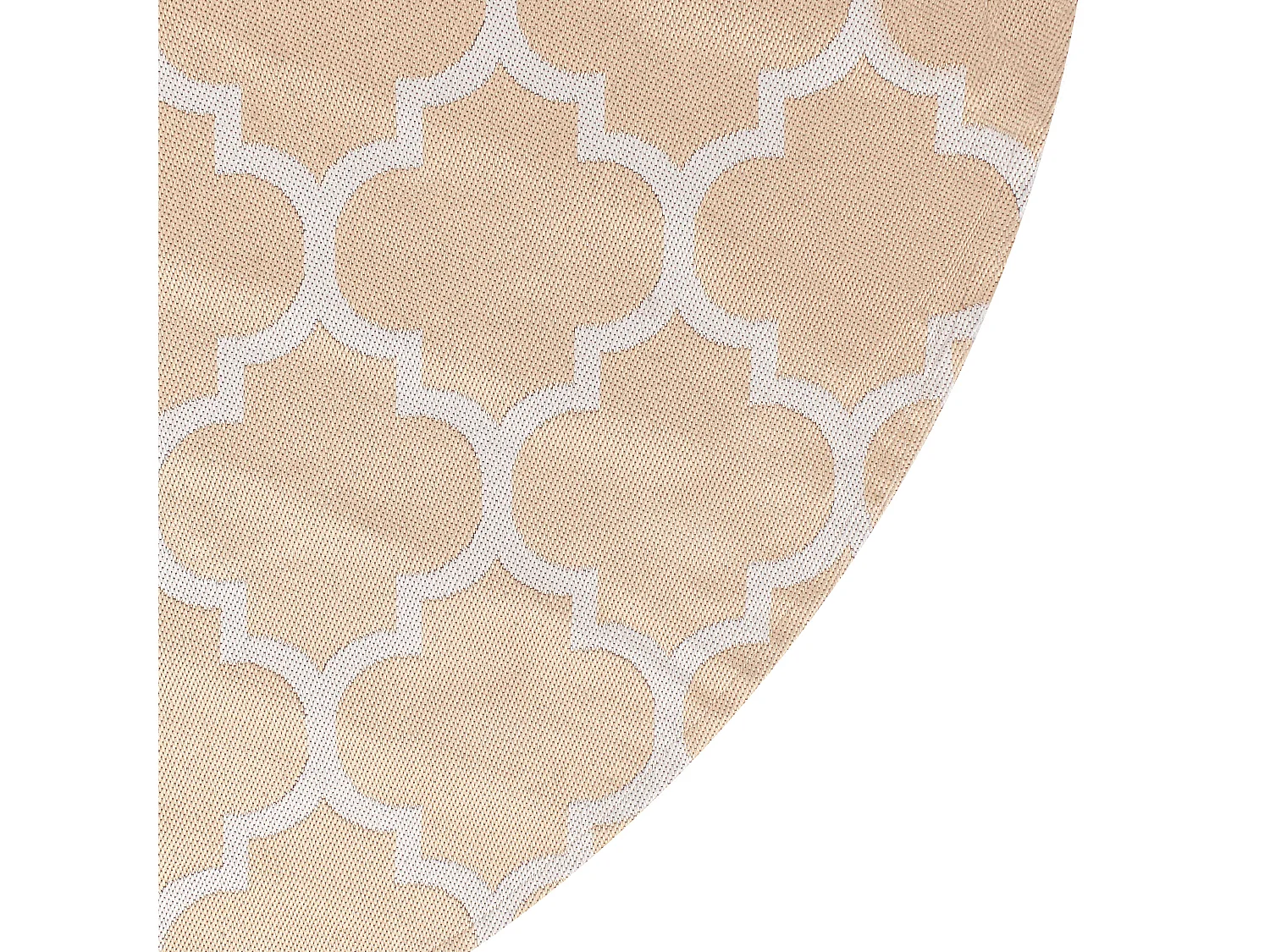 Tapis d'extérieur MOSORE Beige ø 120 cm