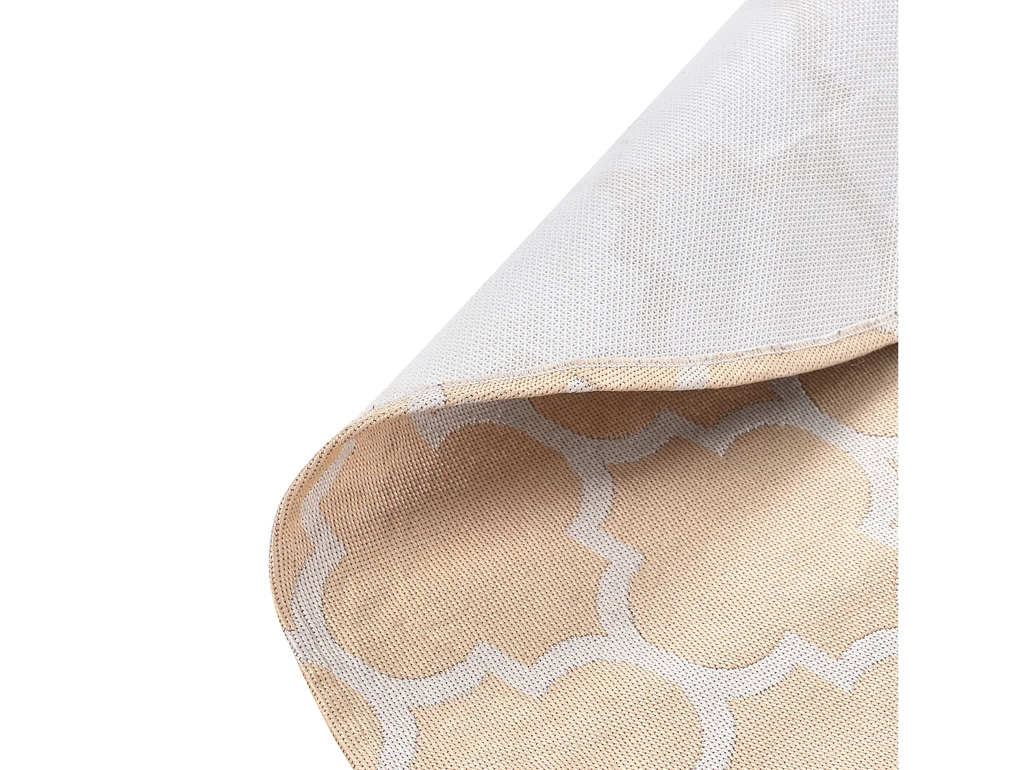 Outdoor Rug MOSORE Beige ø 120 cm