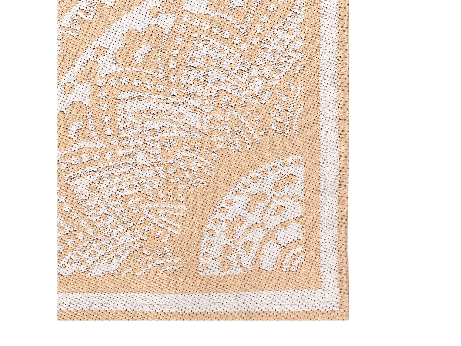 Tapis d'extérieur HUBLI Beige 80 x 150 cm