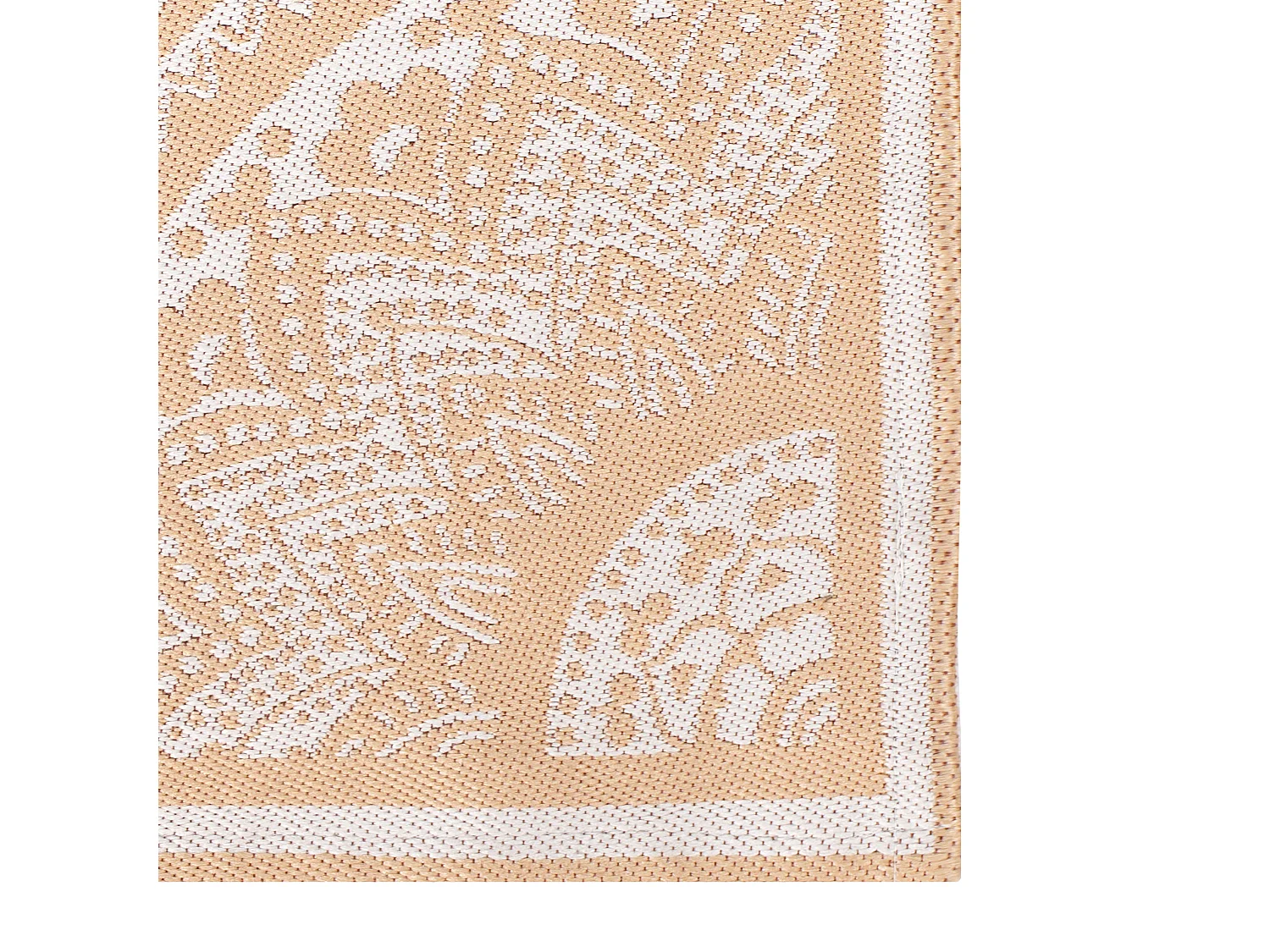 Tapis d'extérieur HUBLI Beige 80 x 150 cm