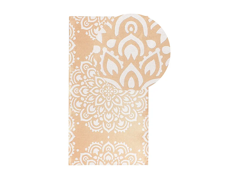 Tapis d'extérieur KARWAR Beige 80 x 150 cm