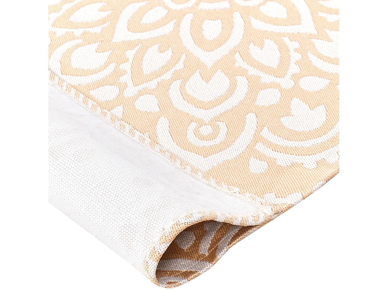 Tapis d'extérieur KARWAR Beige 80 x 150 cm