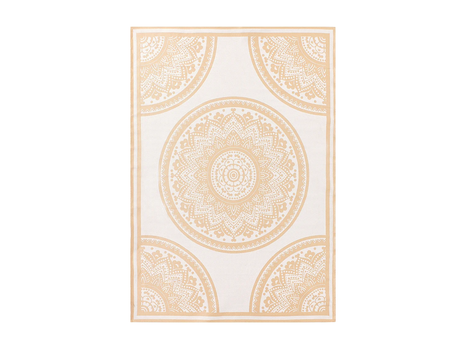 Tapis d'extérieur HUBLI Beige 160 x 230 cm