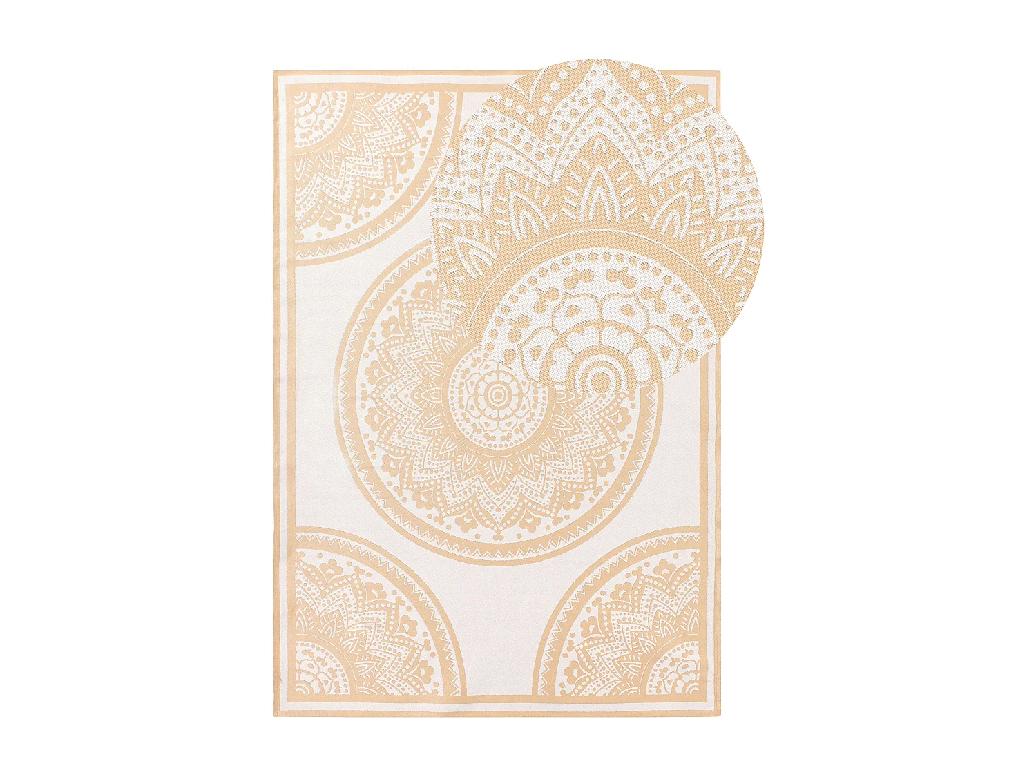 Tapis d\'extérieur HUBLI Beige 160 x 230 cm