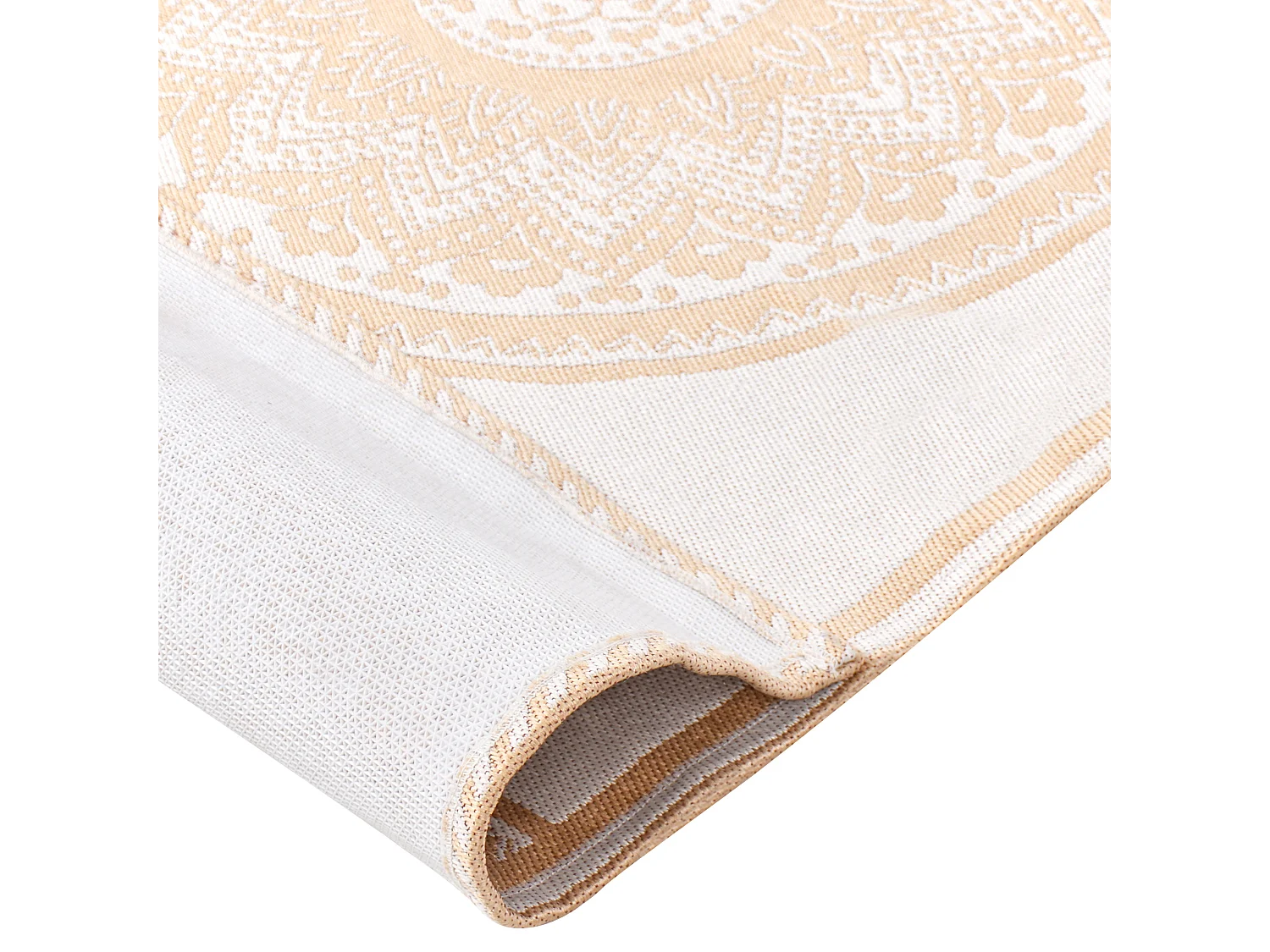 Tapis d'extérieur HUBLI Beige 160 x 230 cm