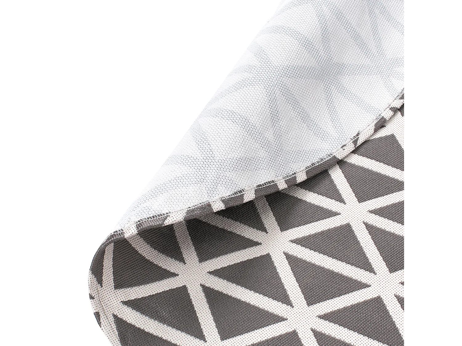 Outdoor Rug PANAJI Grey ø 160 cm