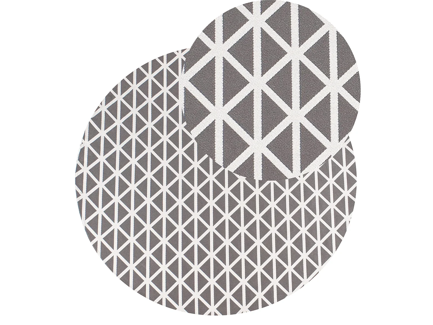 Tapis d'extérieur PANAJI Gris ø 160 cm