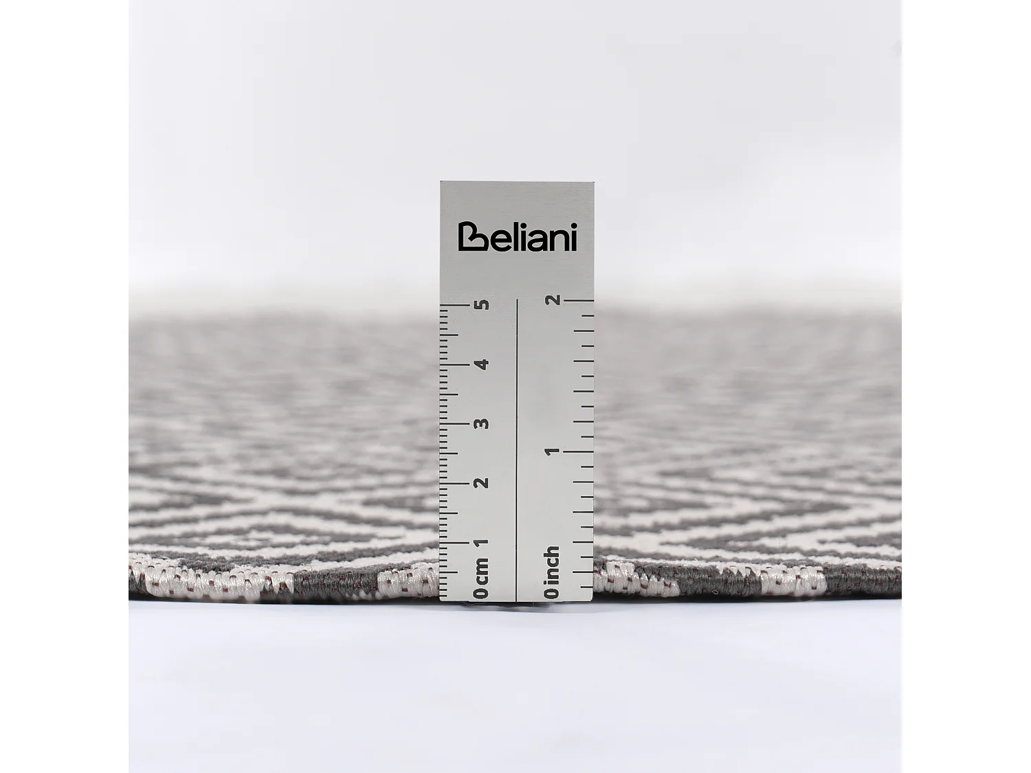 Tapis d'extérieur THRISSUR Gris ø 120 cm