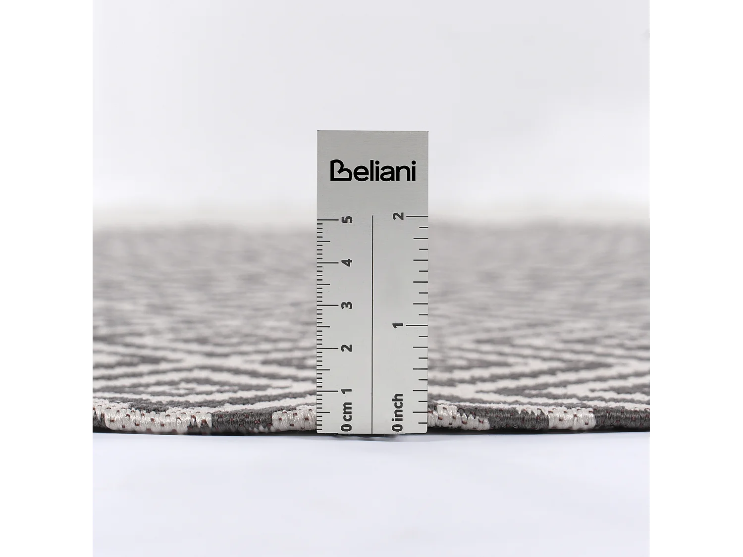 Tapis d'extérieur THRISSUR Gris ø 120 cm