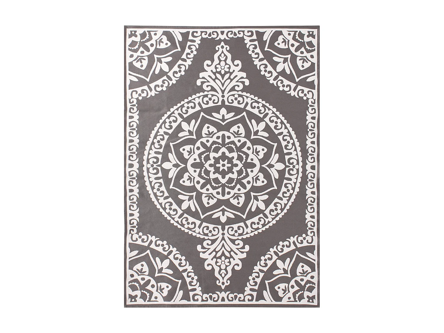 Tapis d'extérieur KOHIMA Gris 160 x 230 cm