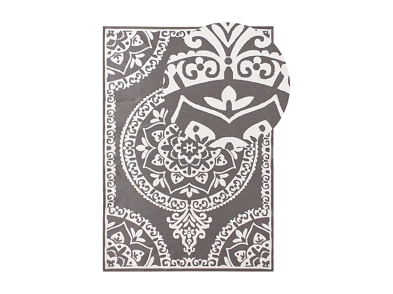 Tapis d'extérieur KOHIMA Gris 160 x 230 cm