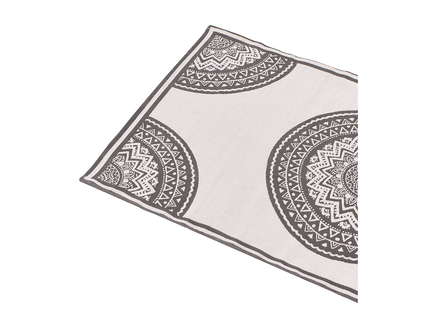 Tapis d'extérieur NELLORE Gris 80 x 150 cm