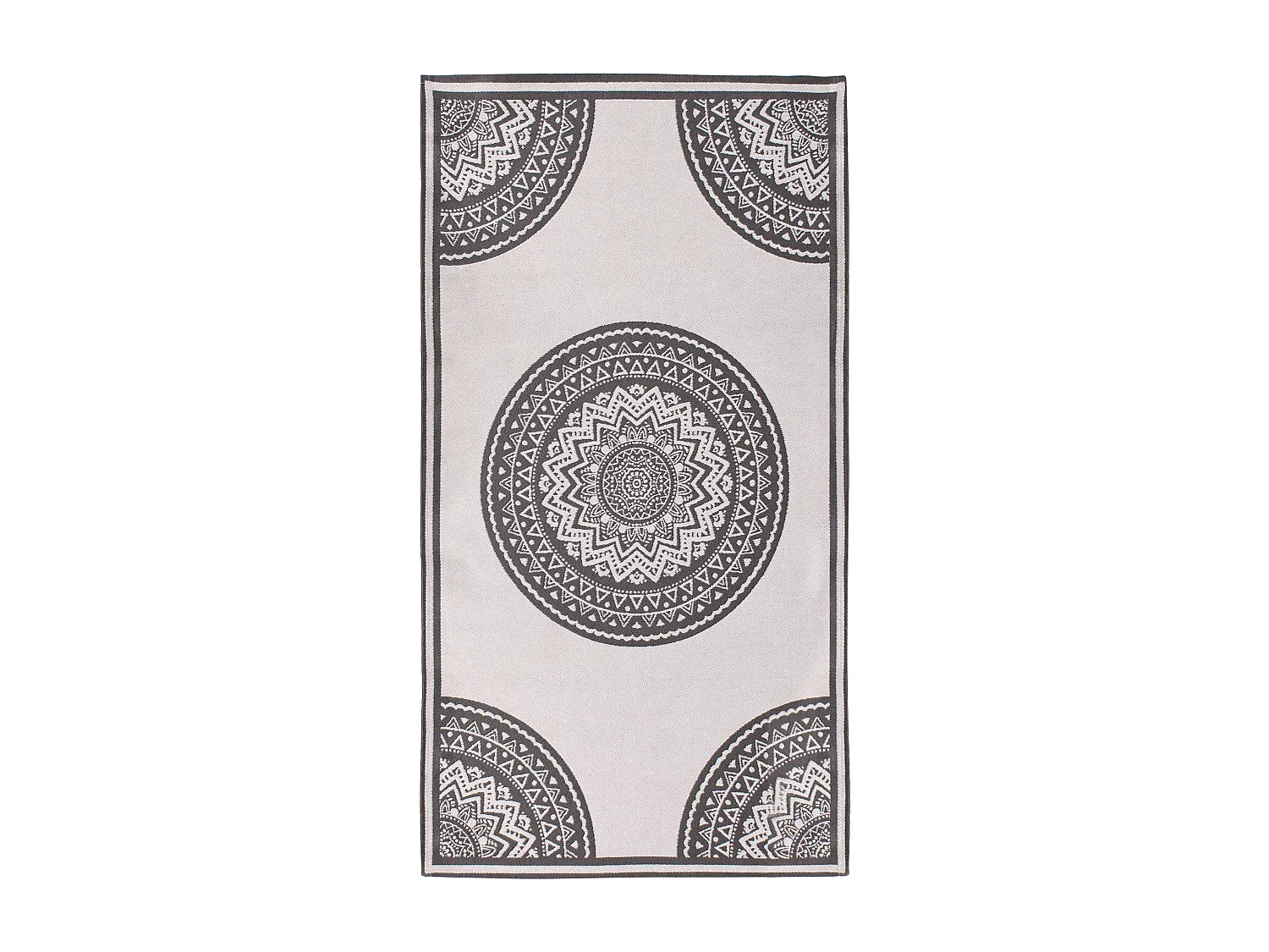 Tapis d'extérieur NELLORE Gris 80 x 150 cm
