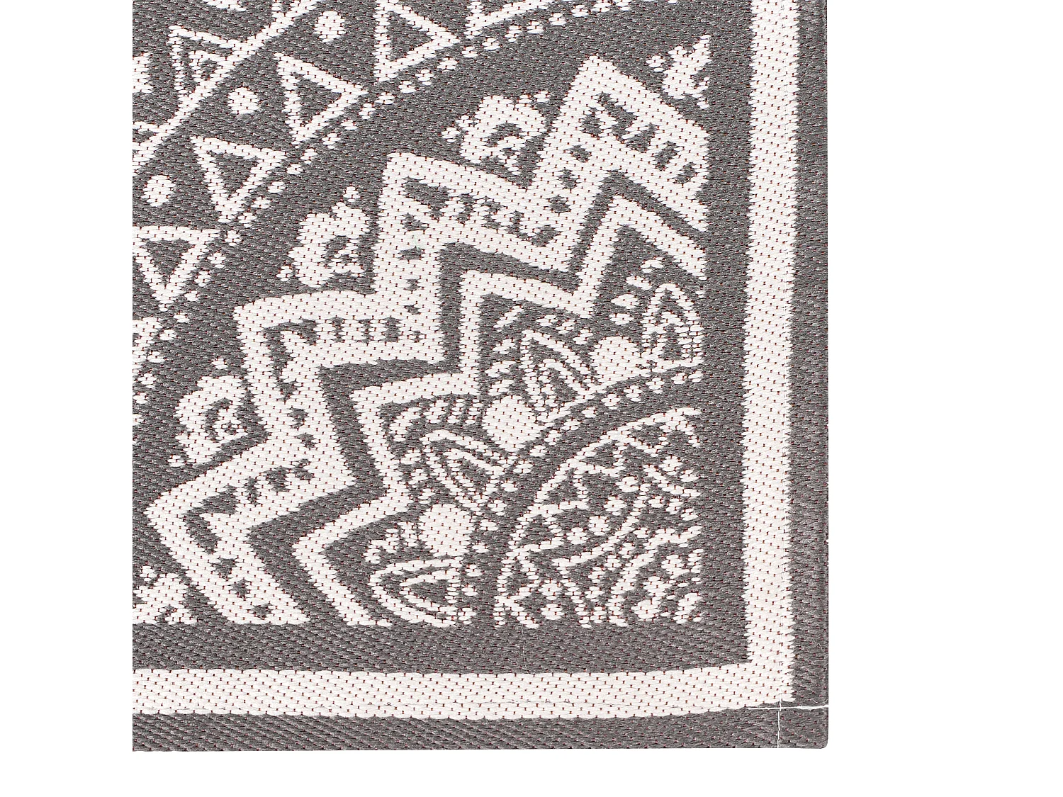 Tapis d'extérieur NELLORE Gris 80 x 150 cm