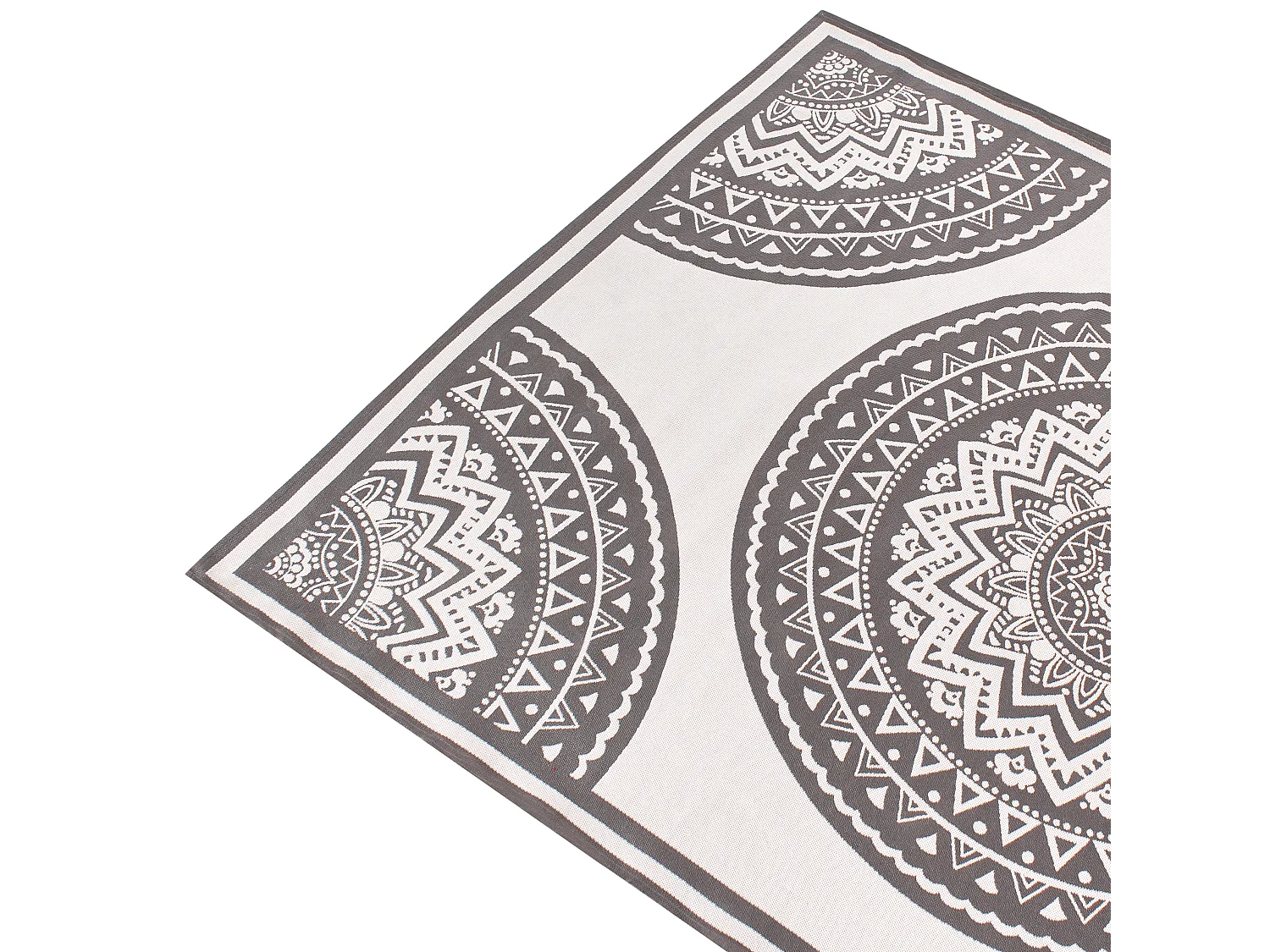 Tapis d'extérieur NELLORE Gris 160 x 230 cm