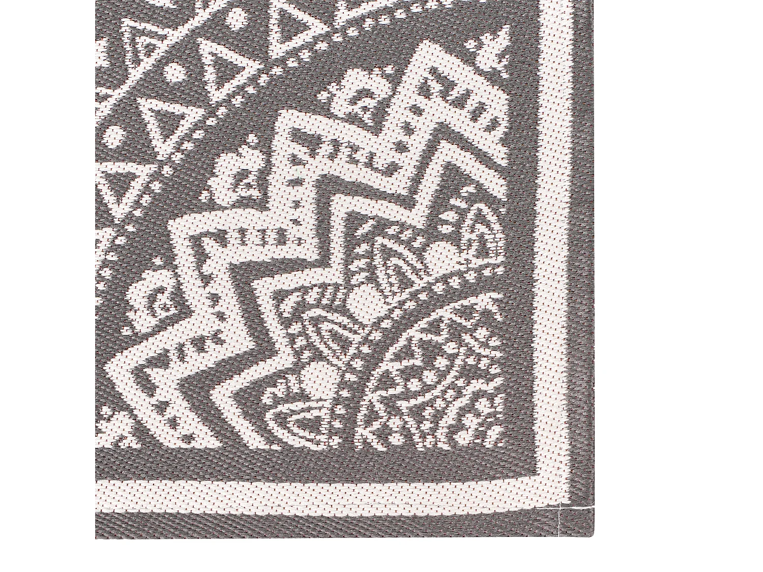 Tapis d'extérieur NELLORE Gris 160 x 230 cm