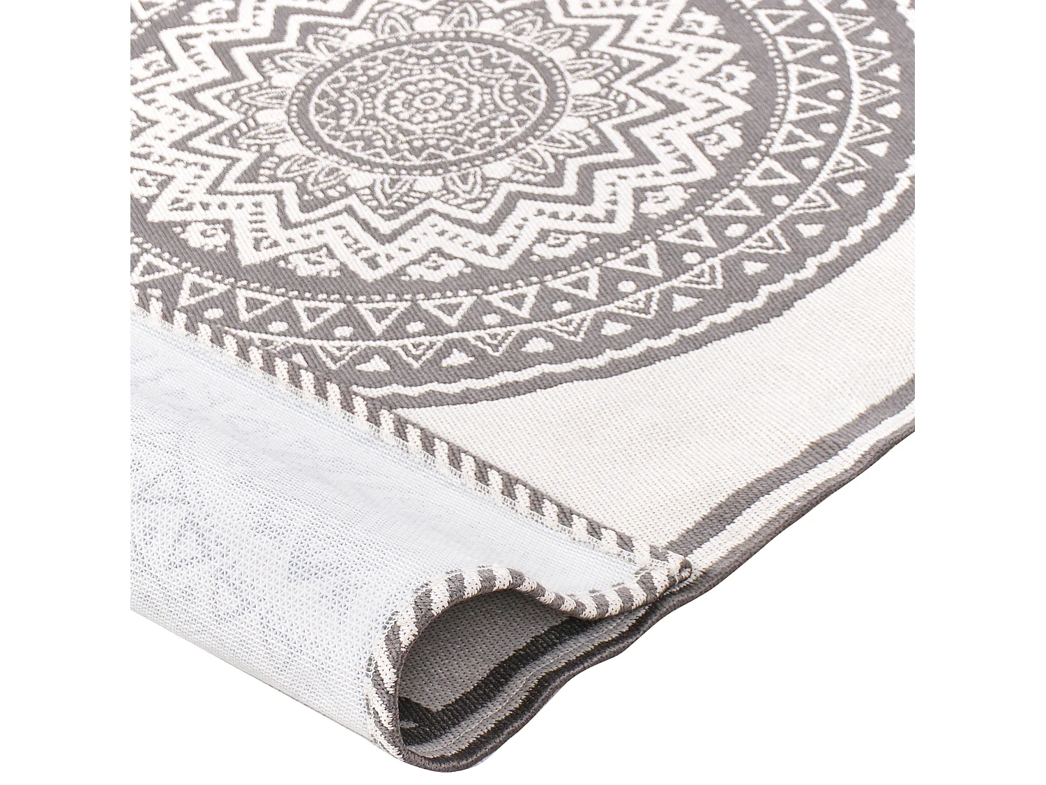 Tapis d'extérieur NELLORE Gris 160 x 230 cm