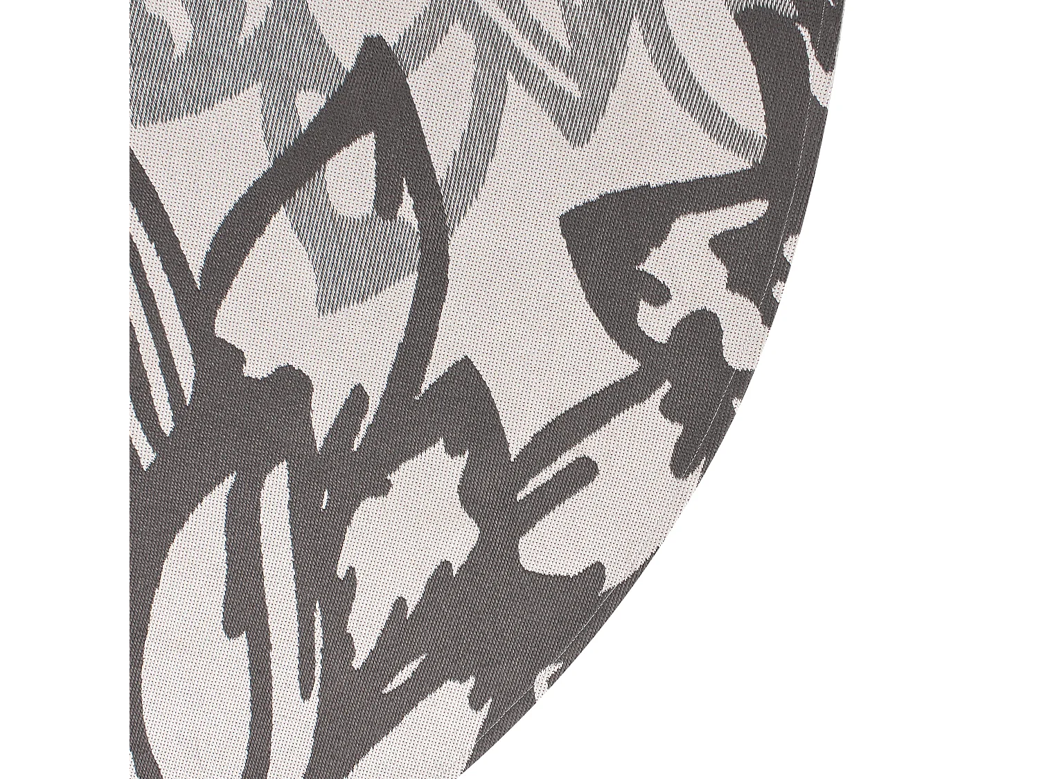 Tapis d'extérieur SOLAPUR Gris ø 120 cm