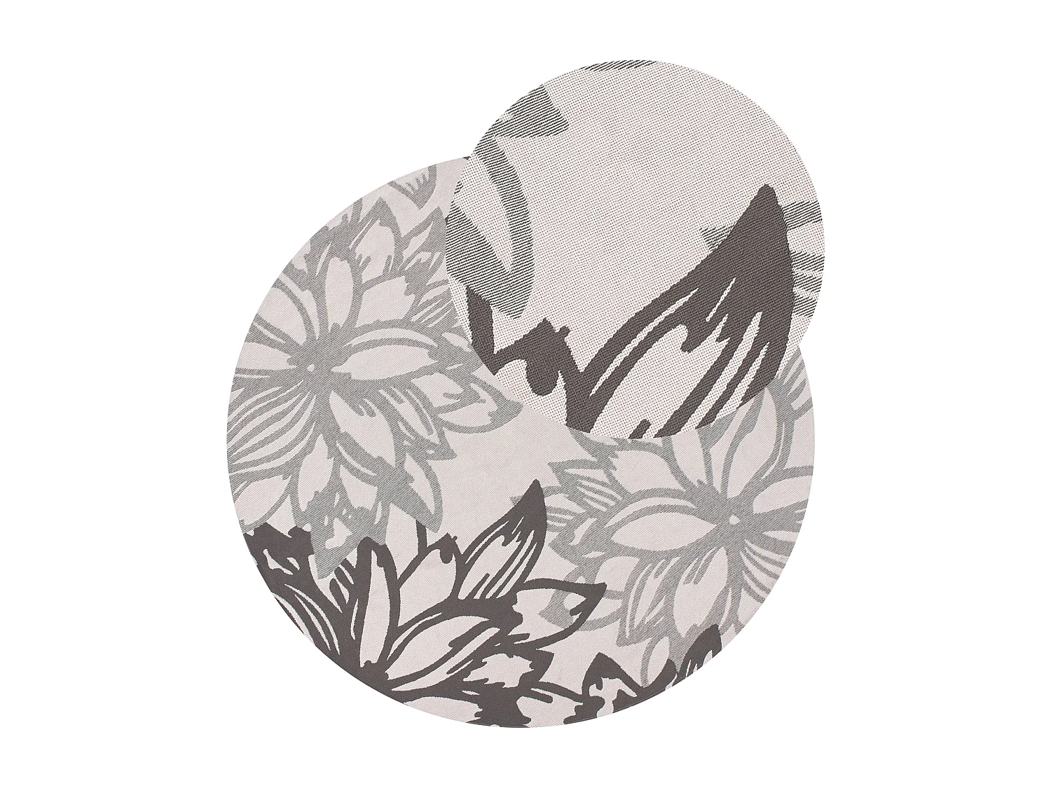 Tapis d'extérieur SOLAPUR Gris ø 120 cm