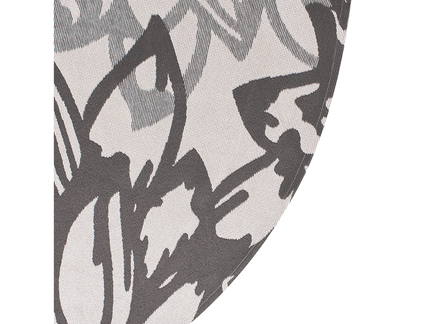 Tapis d'extérieur SOLAPUR Gris ø 120 cm