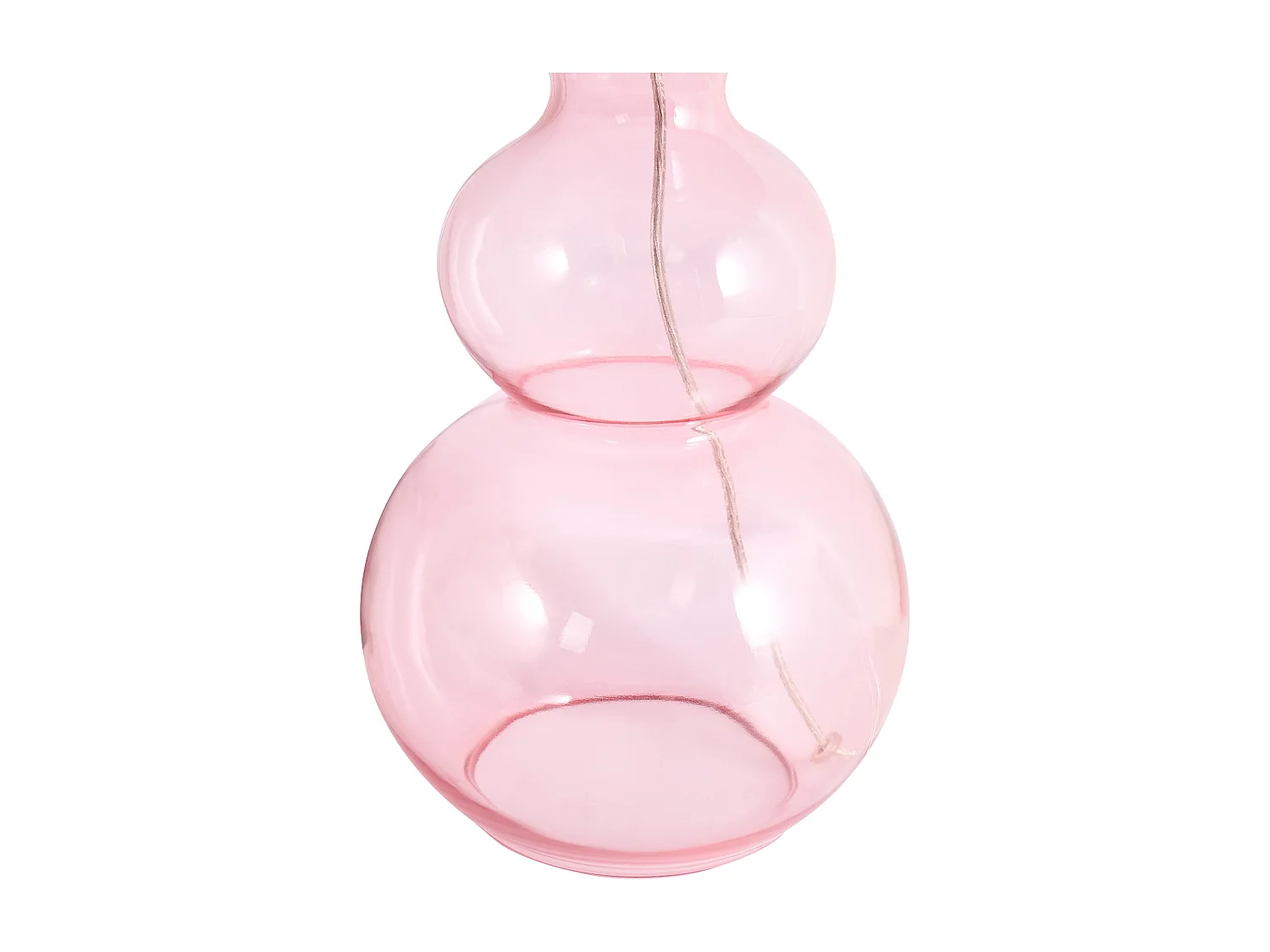 Lampe à poser SENGWA Verre Rose
