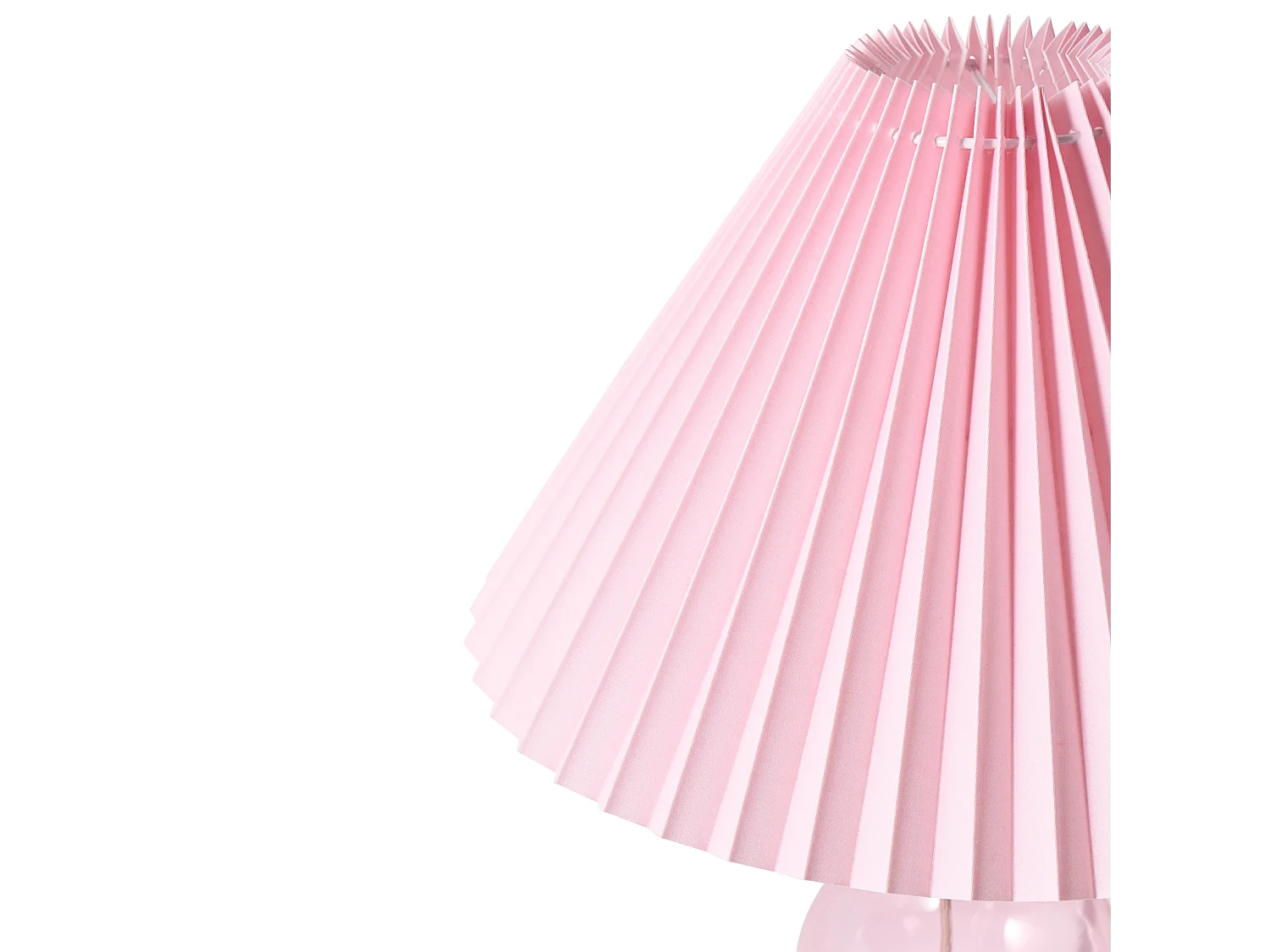 Lampe à poser SENGWA Verre Rose