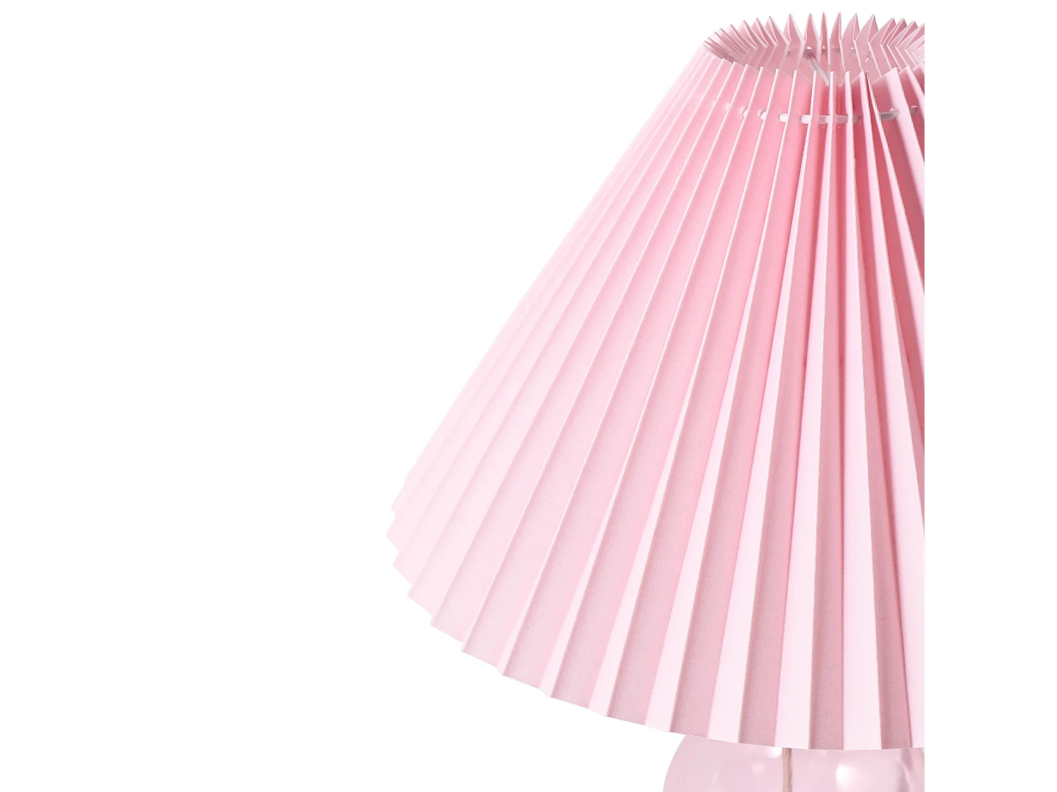 Lampe à poser SENGWA Verre Rose