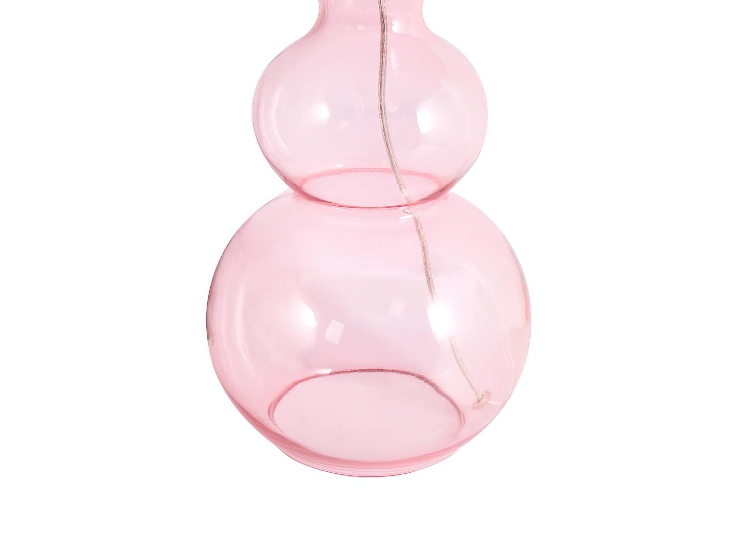 Lampe à poser SENGWA Verre Rose