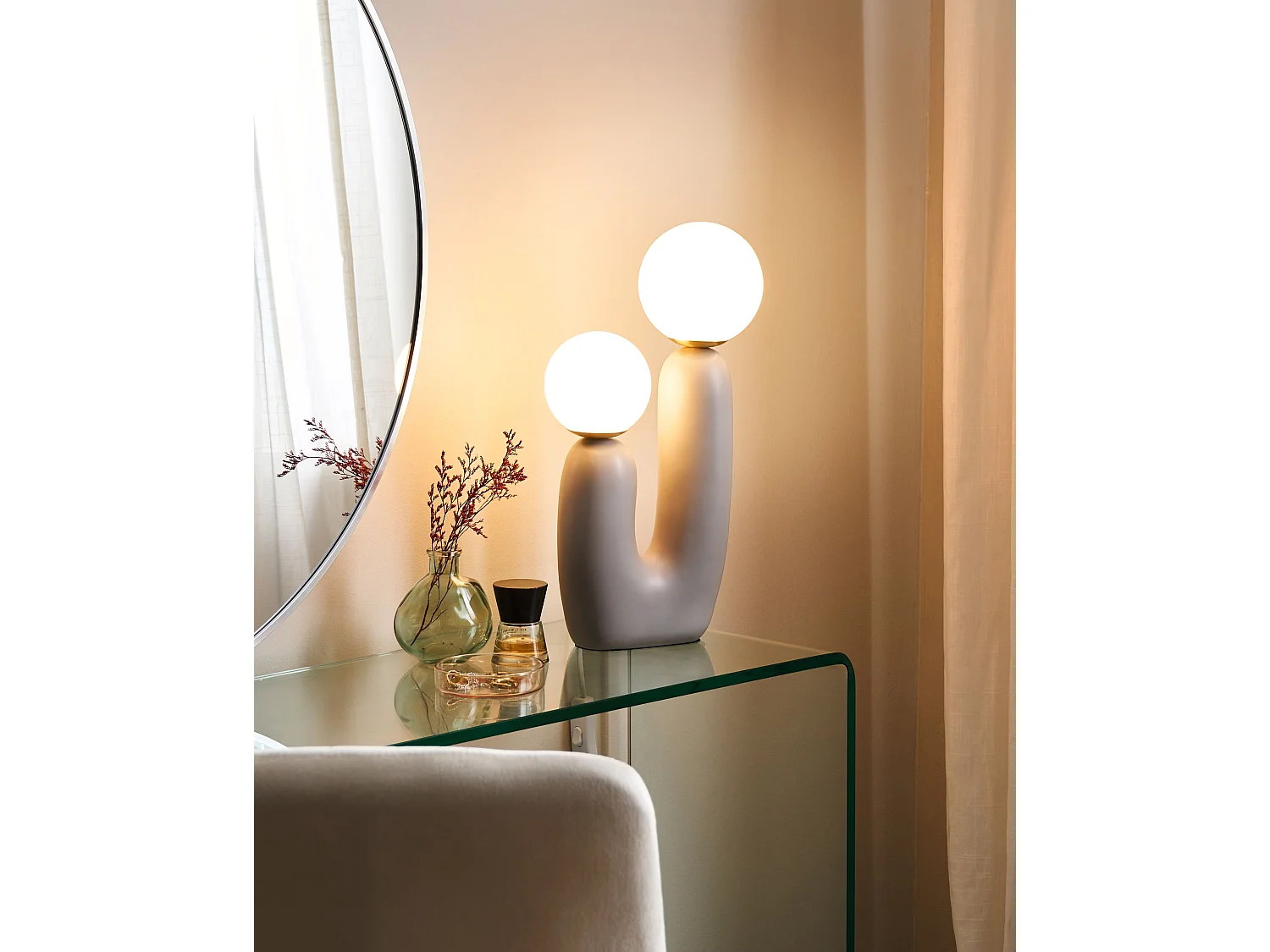 Lampe à poser TULUN Gris