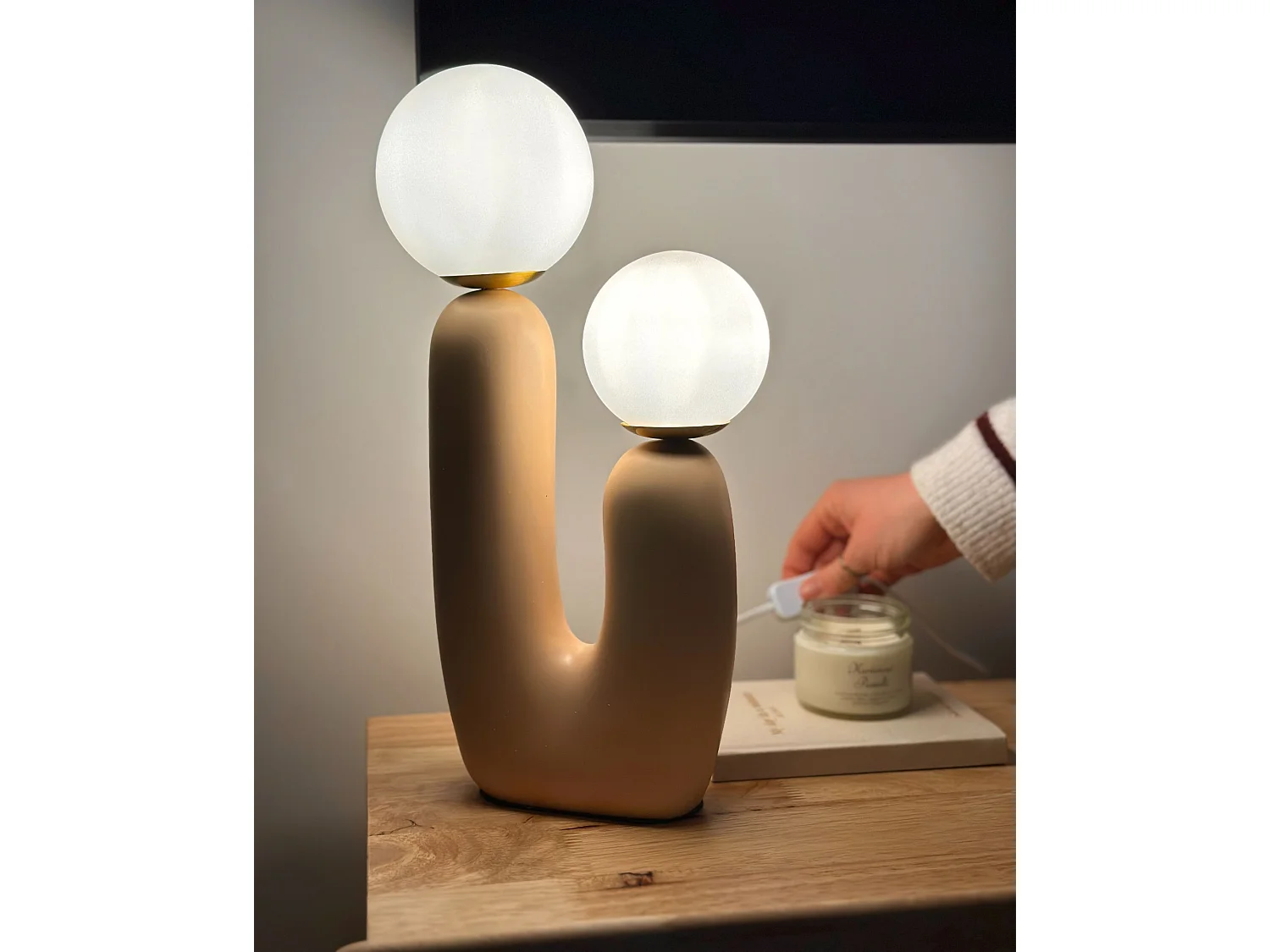 Lampe à poser TULUN Beige