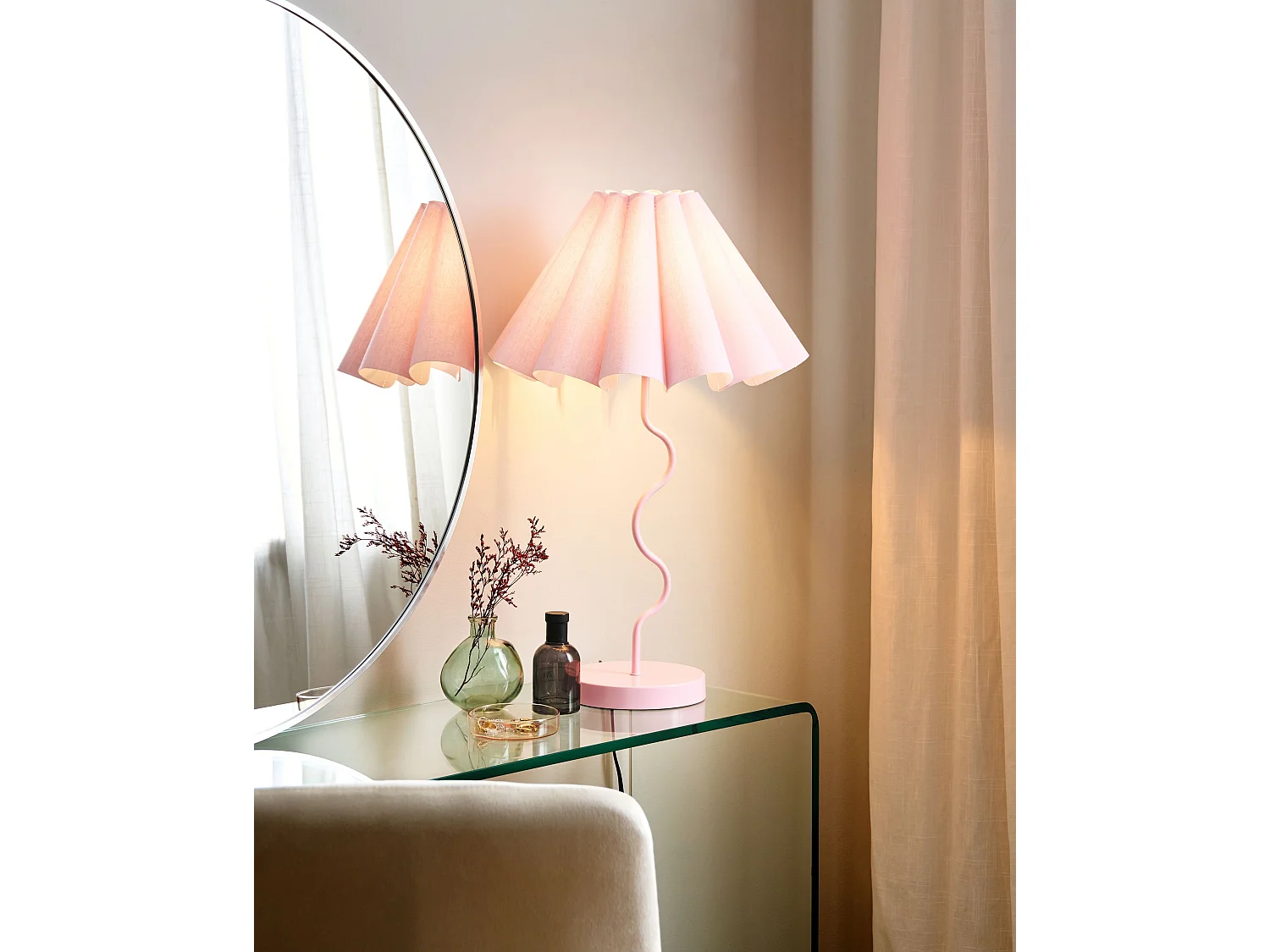 Lampe à poser MASUMU Rose