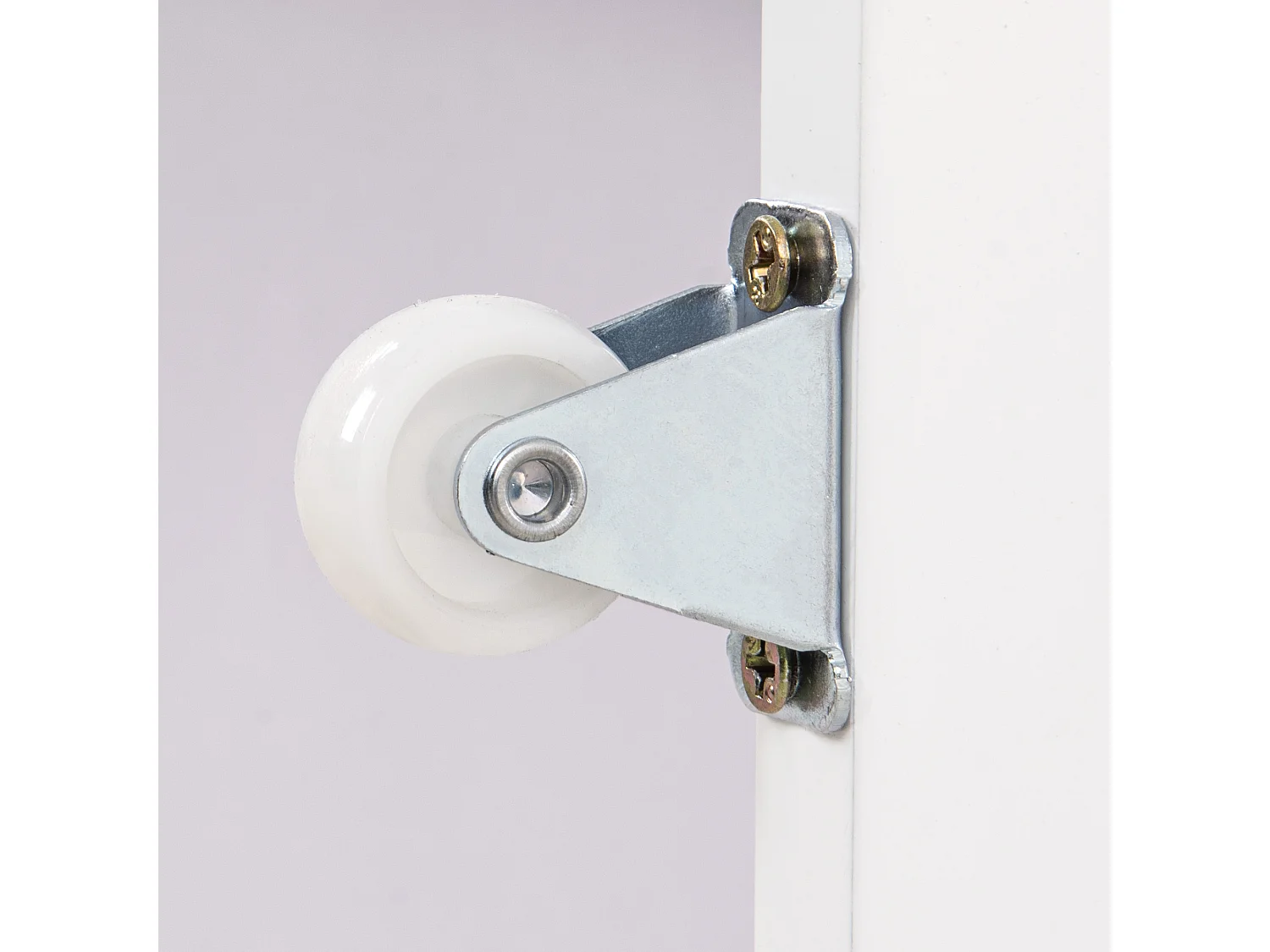 Deux tiroirs 42.5×69cm espace de rangement - Bois - Blanc