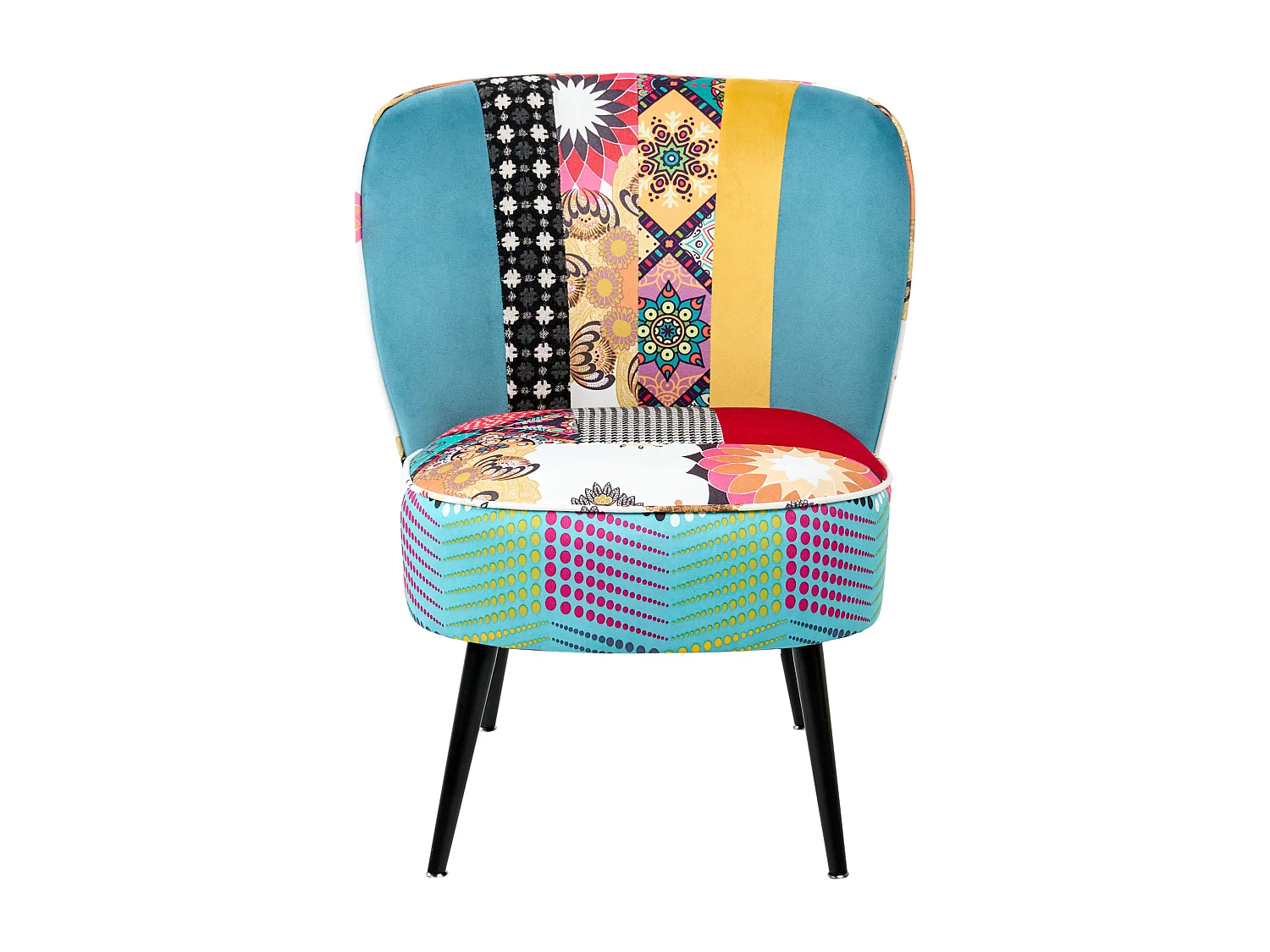 Fauteuil VOSS Tissu Bleu