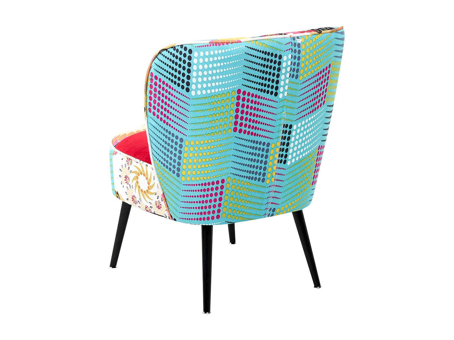 Fauteuil VOSS Tissu Bleu