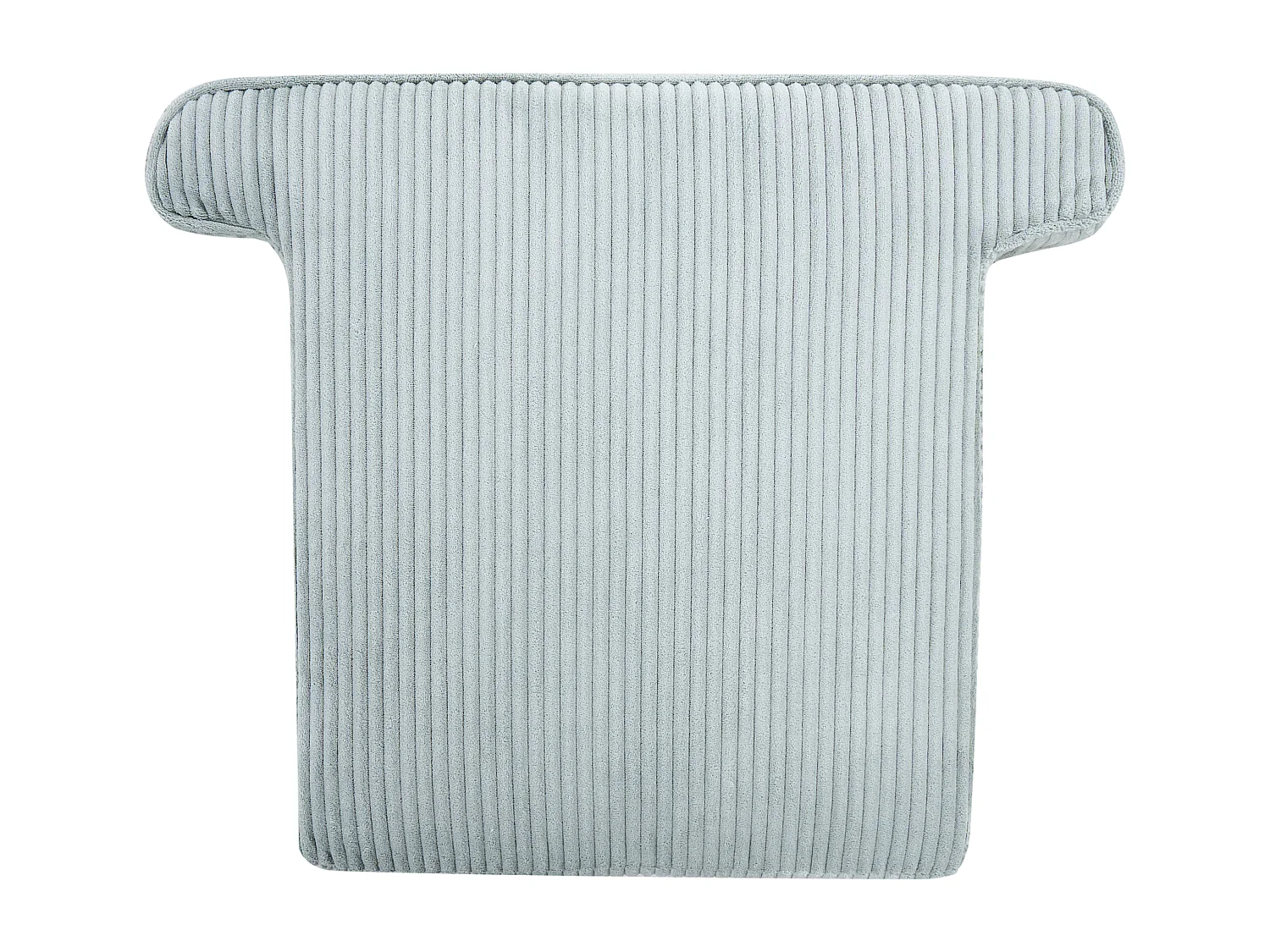 Fauteuil à dossier rembourré bleu clair ABSON