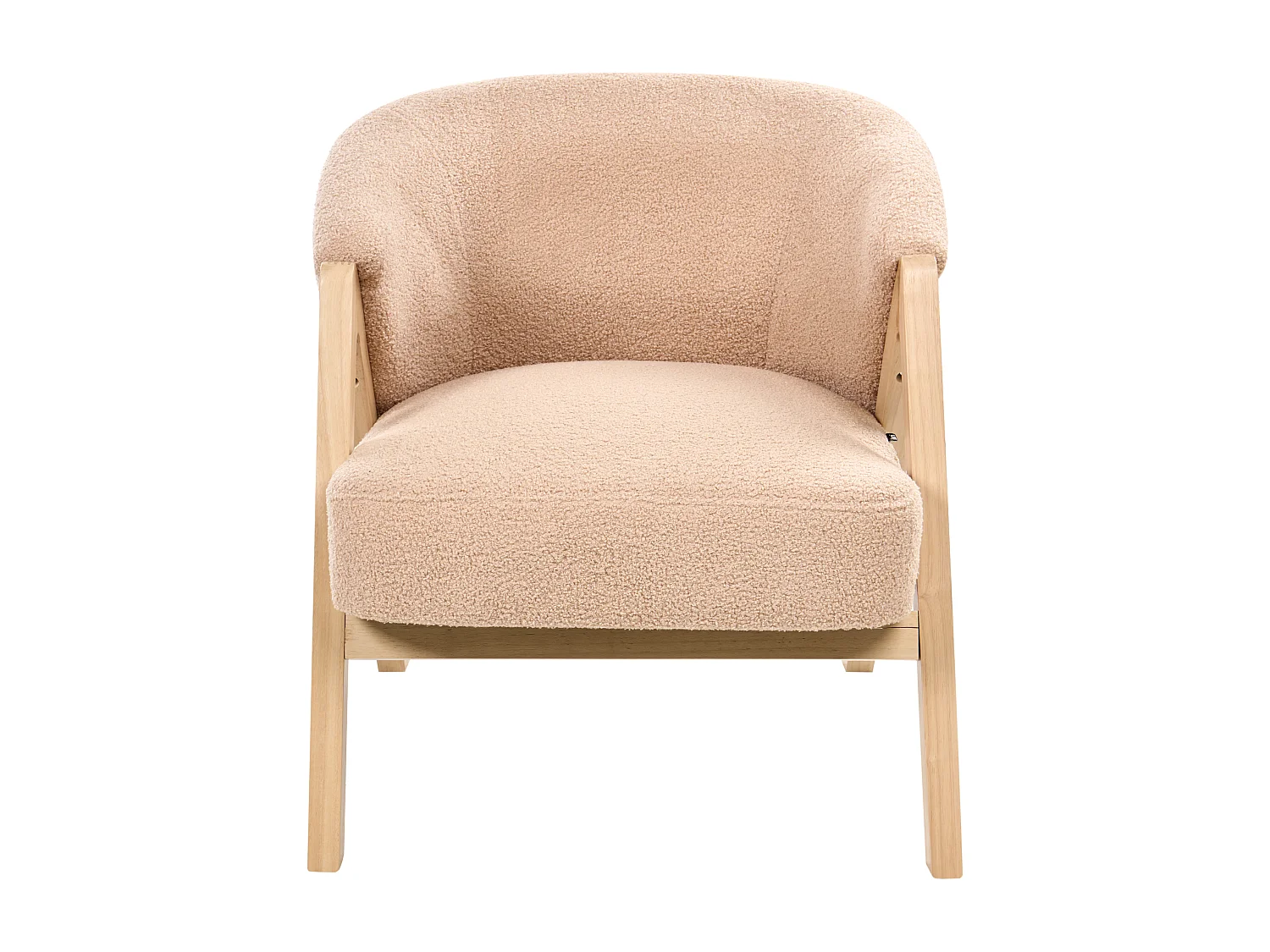 Fauteuil SKEI Bouclé Beige