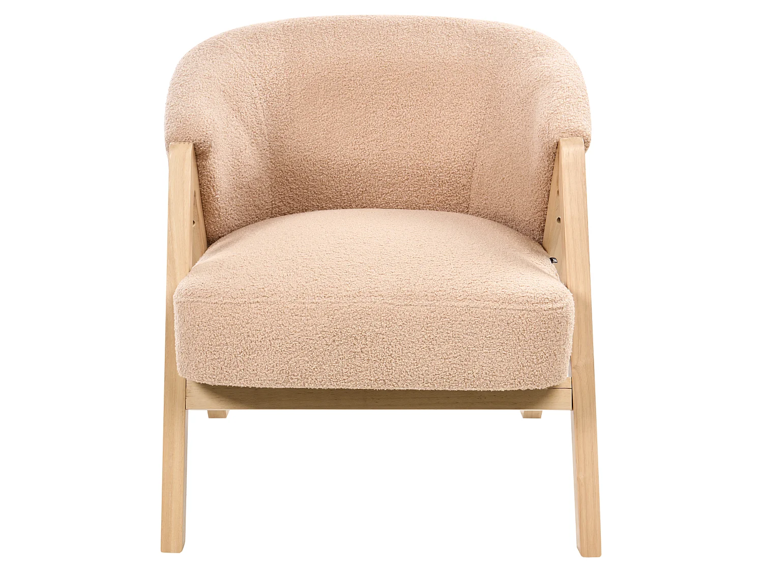 Fauteuil SKEI Bouclé Beige