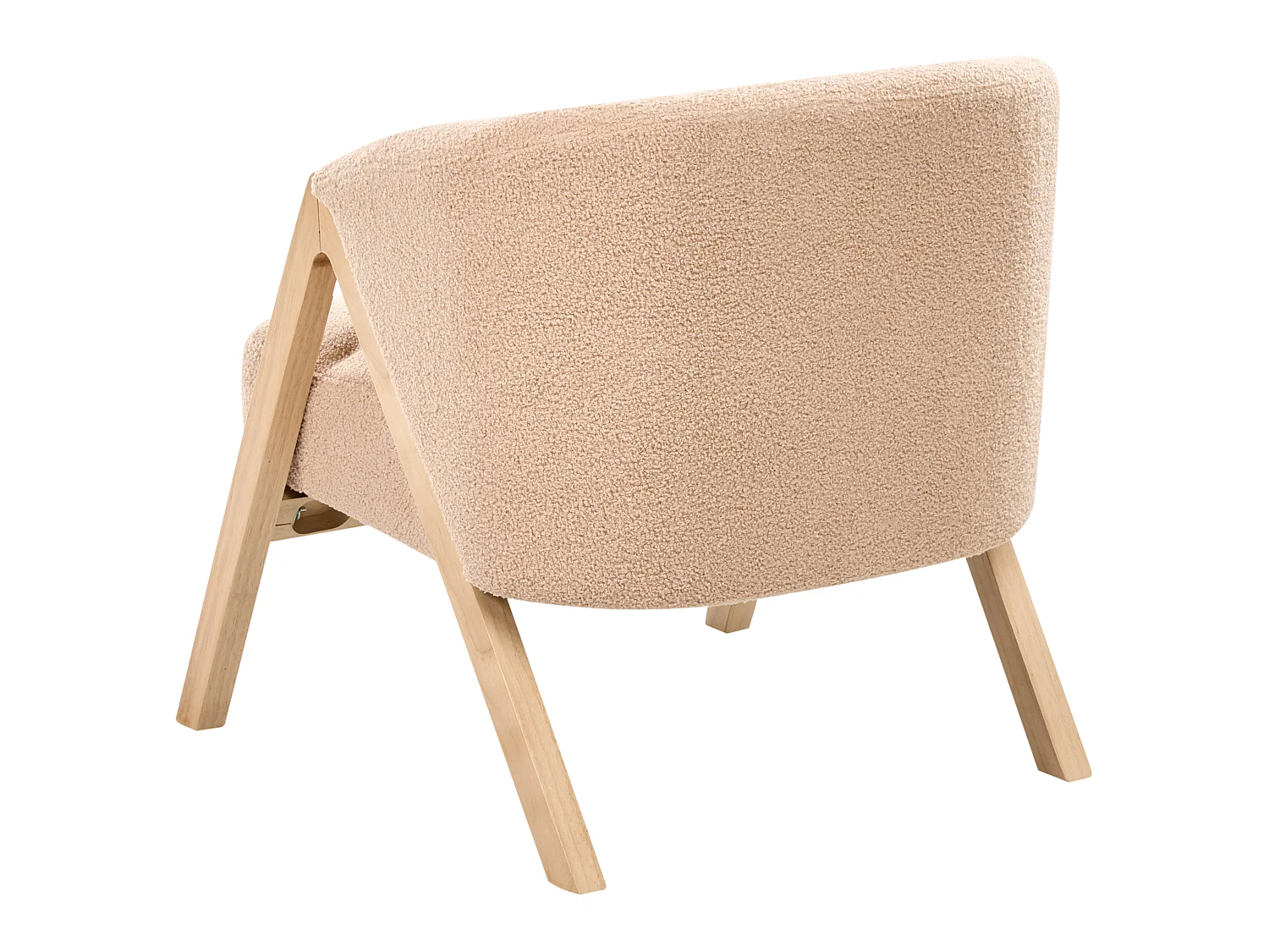 Fauteuil SKEI Bouclé Beige
