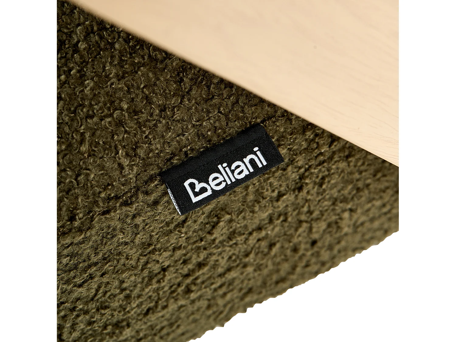 Fauteuil SKEI Bouclé Vert foncé