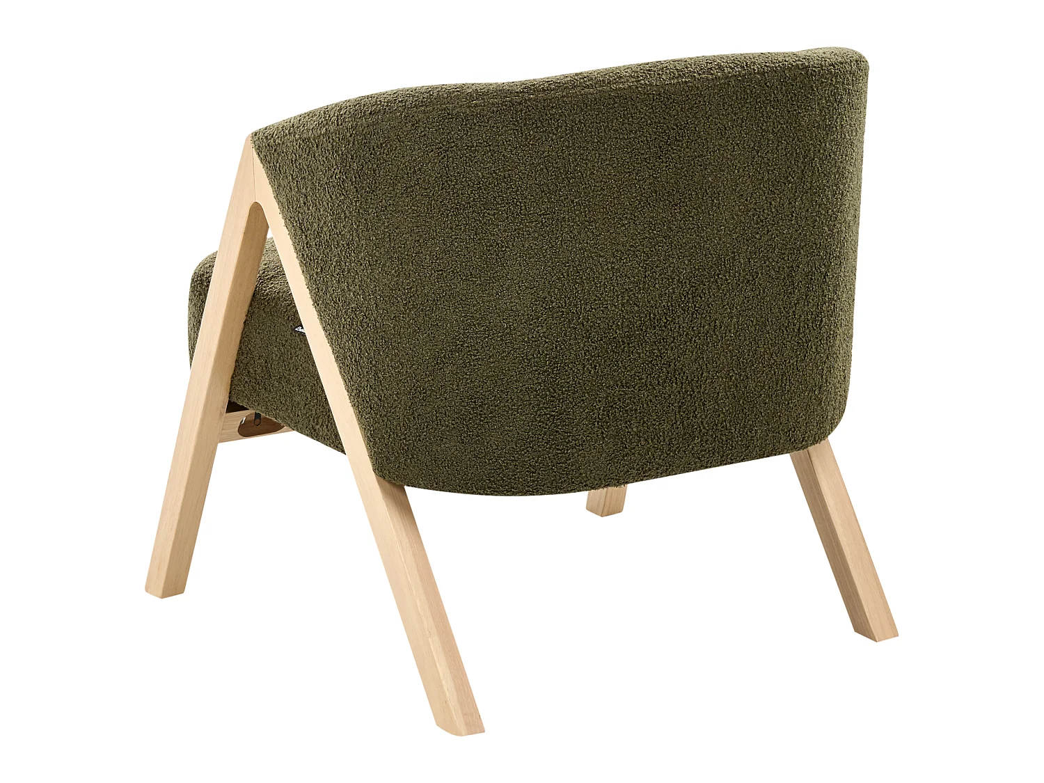 Armchair SKEI Boucle Dark Green