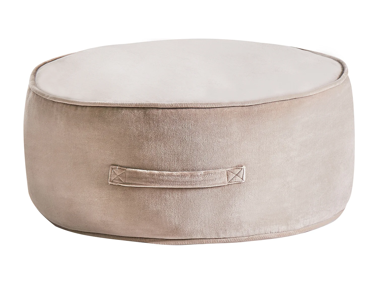 Pouf YULLE Velours Marron clair